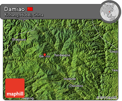 Satellite Map of Damiao