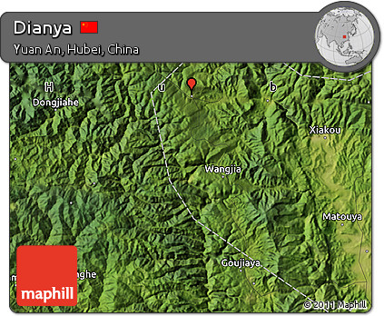 Satellite Map of Dianya