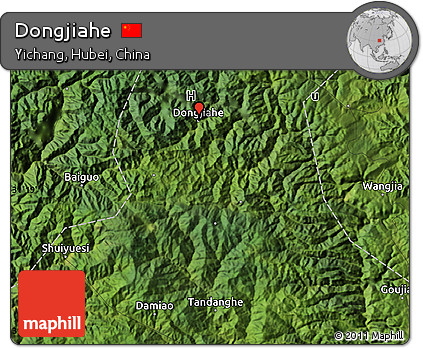 Satellite Map of Dongjiahe