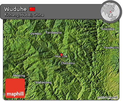 Satellite Map of Wuduhe