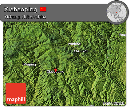 Satellite Map of Xiabaoping