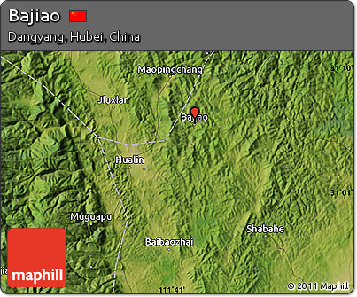 Satellite Map of Bajiao