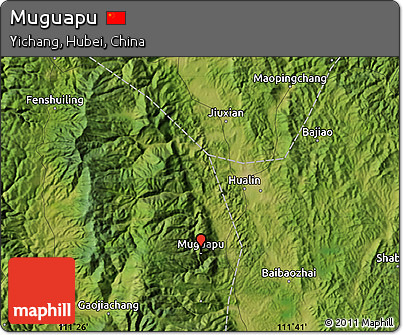 Satellite Map of Muguapu