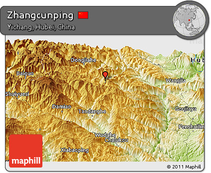 Physical Panoramic Map of Zhangcunping