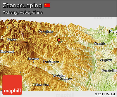 Physical Panoramic Map of Zhangcunping