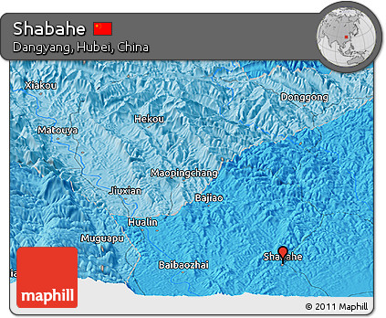 Political Panoramic Map of Shabahe