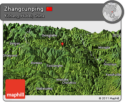 Satellite Panoramic Map of Zhangcunping