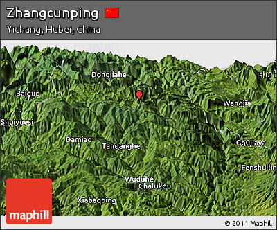 Satellite Panoramic Map of Zhangcunping