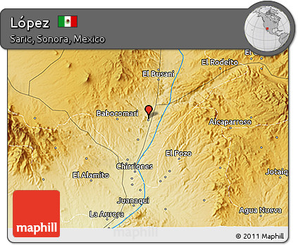 Physical 3D Map of López