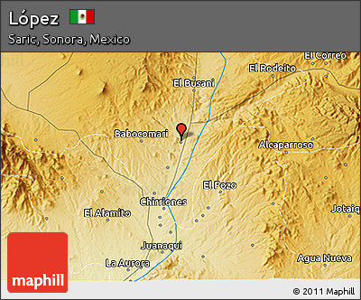 Physical 3D Map of López