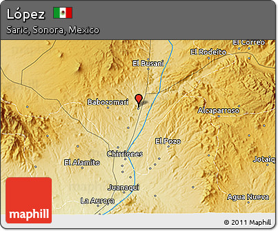 Physical 3D Map of López