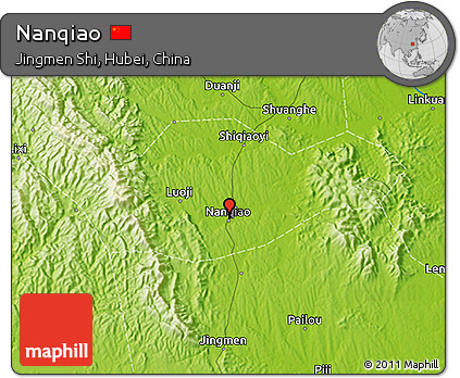Physical 3D Map of Nanqiao