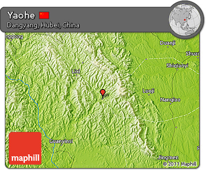 Physical 3D Map of Yaohe