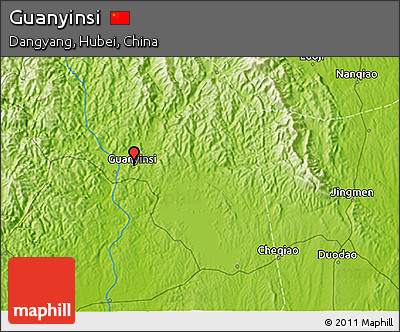 Physical 3D Map of Guanyinsi