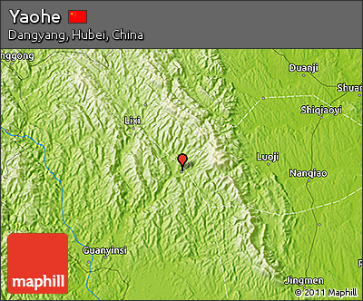 Physical 3D Map of Yaohe