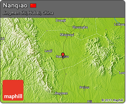 Physical 3D Map of Nanqiao