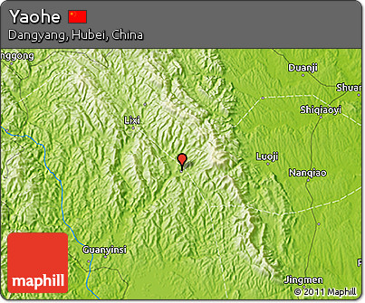 Physical 3D Map of Yaohe