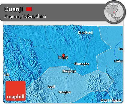 Political 3D Map of Duanji