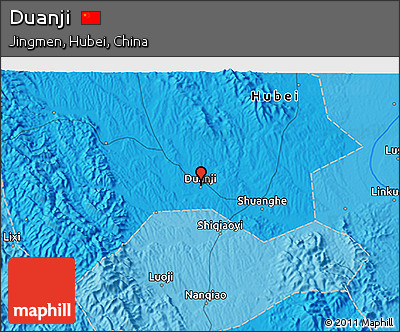 Political 3D Map of Duanji