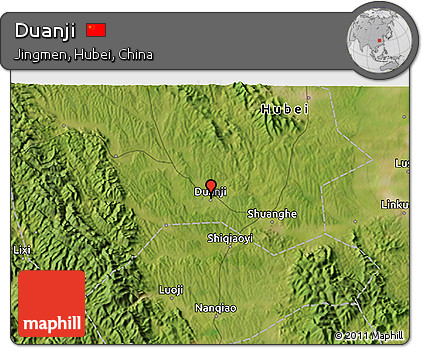 Satellite 3D Map of Duanji