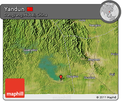Satellite 3D Map of Yandun