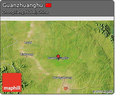 Satellite 3D Map of Guanzhuanghu
