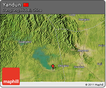 Satellite 3D Map of Yandun