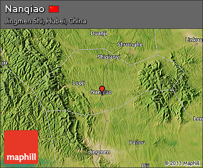 Satellite 3D Map of Nanqiao
