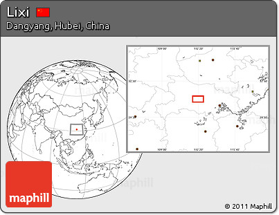 Blank Location Map of Lixi