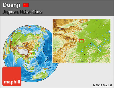 Physical Location Map of Duanji