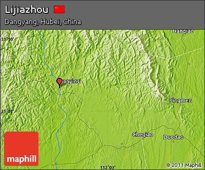 Physical Map of Lijiazhou