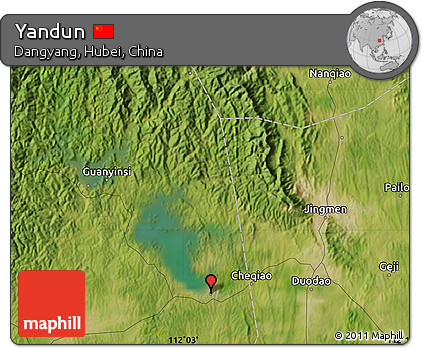 Satellite Map of Yandun