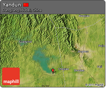 Satellite Map of Yandun