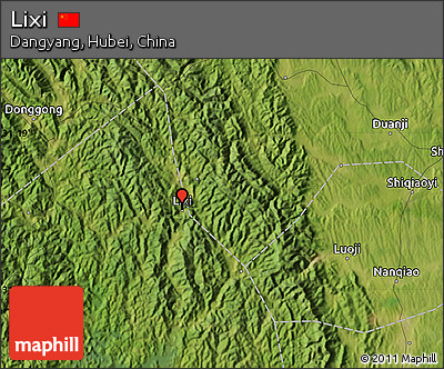 Satellite Map of Lixi
