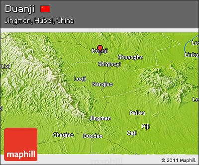 Physical Panoramic Map of Duanji