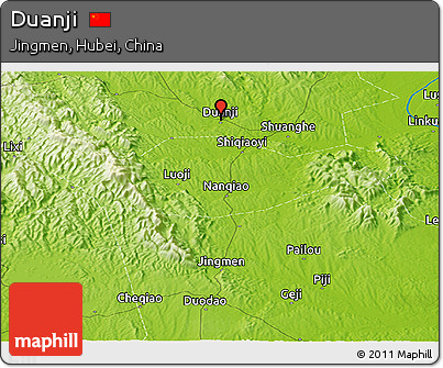Physical Panoramic Map of Duanji