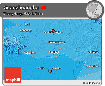 Political Panoramic Map of Guanzhuanghu