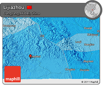 Political Panoramic Map of Lijiazhou