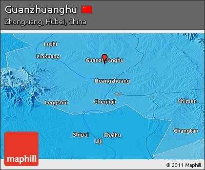 Political Panoramic Map of Guanzhuanghu