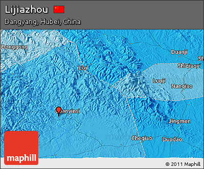 Political Panoramic Map of Lijiazhou