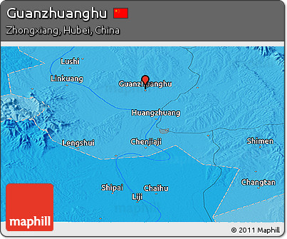 Political Panoramic Map of Guanzhuanghu