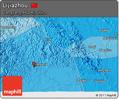 Political Panoramic Map of Lijiazhou