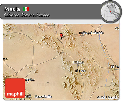 Satellite 3D Map of Masia
