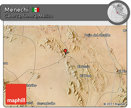 Satellite 3D Map of Menechi