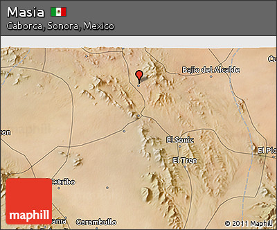 Satellite 3D Map of Masia