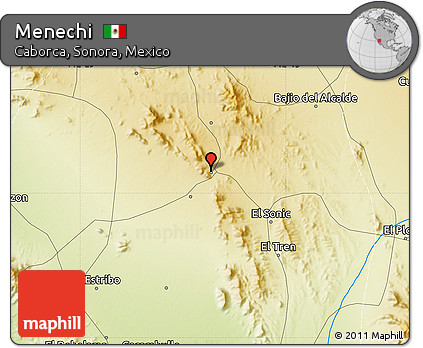 Physical Map of Menechi