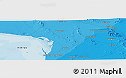 Political Panoramic Map of the area around 31° 11' 6" N, 112° 58' 29" W