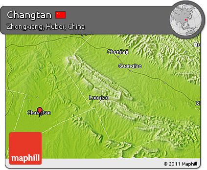 Physical 3D Map of Changtan