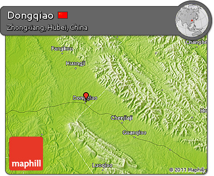 Physical 3D Map of Dongqiao
