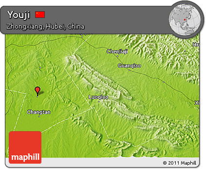 Physical 3D Map of Youji